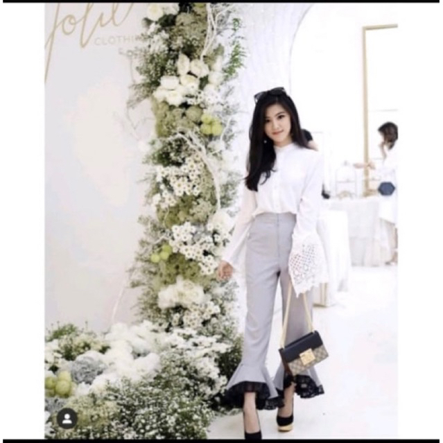 Preloved jolie clothing white top size S