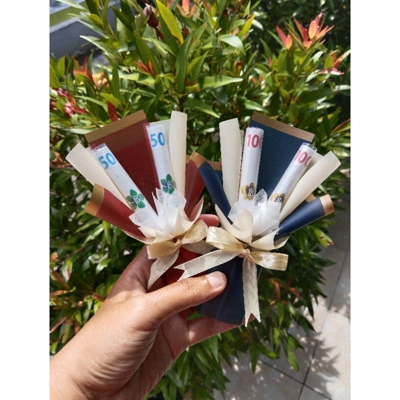

Buket mini angpau lebaran
