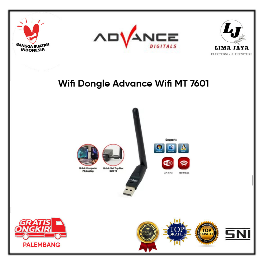 Wifi Dongle USB Advance WF-01 Wifi Dongle Set Top Box Advance USB Wireless Adapter