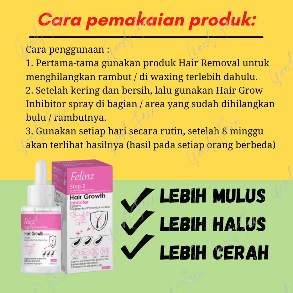 FELINZ HAIR GROWTH INHIBITOR SERUM STEP2 PENGHAMBAT PERTUMBUHAN BULU