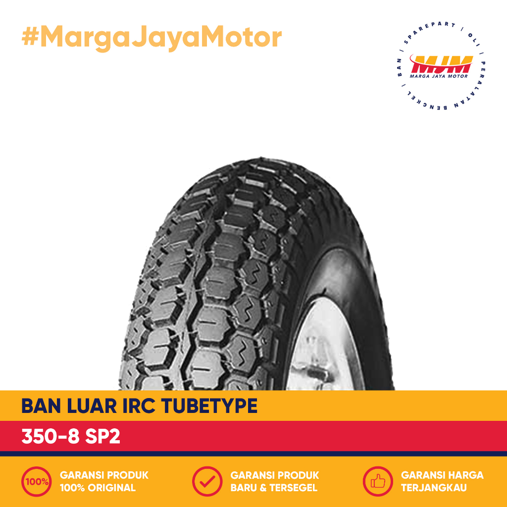 Ban Luar IRC Vespa SP2 350-8 Tubetype