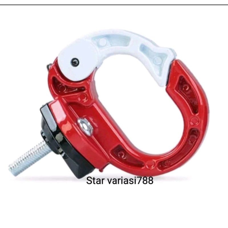 Gantungan Barang Motor Matic Model Bulat Bahan Besi Universal