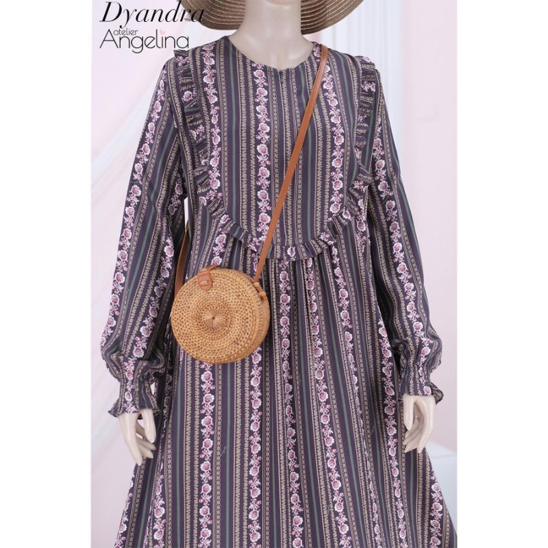Diana Dress Fleur De Cassie Moonscape S, Dyandra Dress Alsace Selestate S , Rinela Deep Slate S | Be
