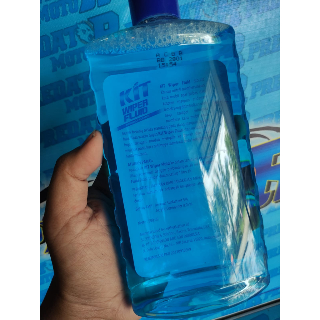 EDISI 500ML CAIRAN AIR WIPER PEMBERSIH KACA MOBIL BENING BEBAS PANDANG KIT WIPER FLUID