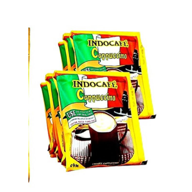 

Indocafe cappuccino 1 renceng