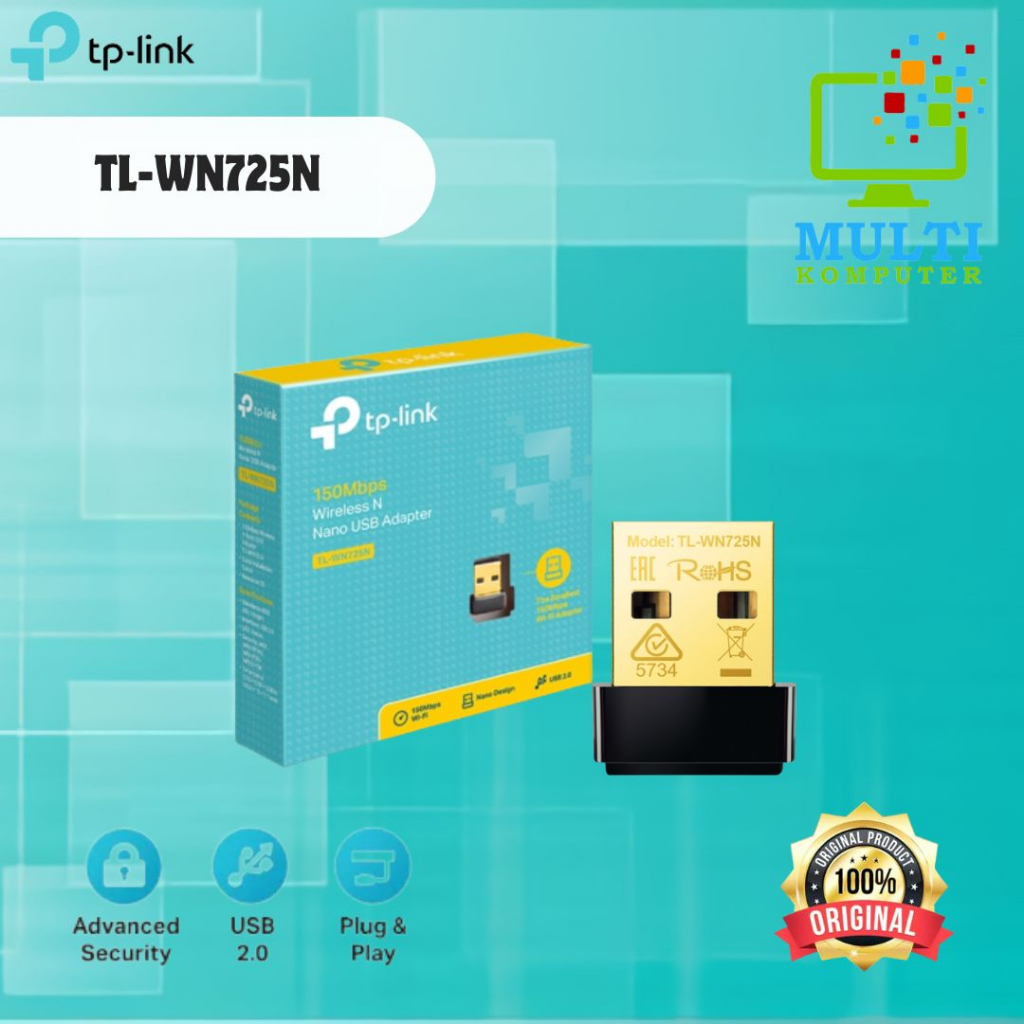 TP-LINK TL-WN725N : 150Mbps Wireless N Nano USB Adapter