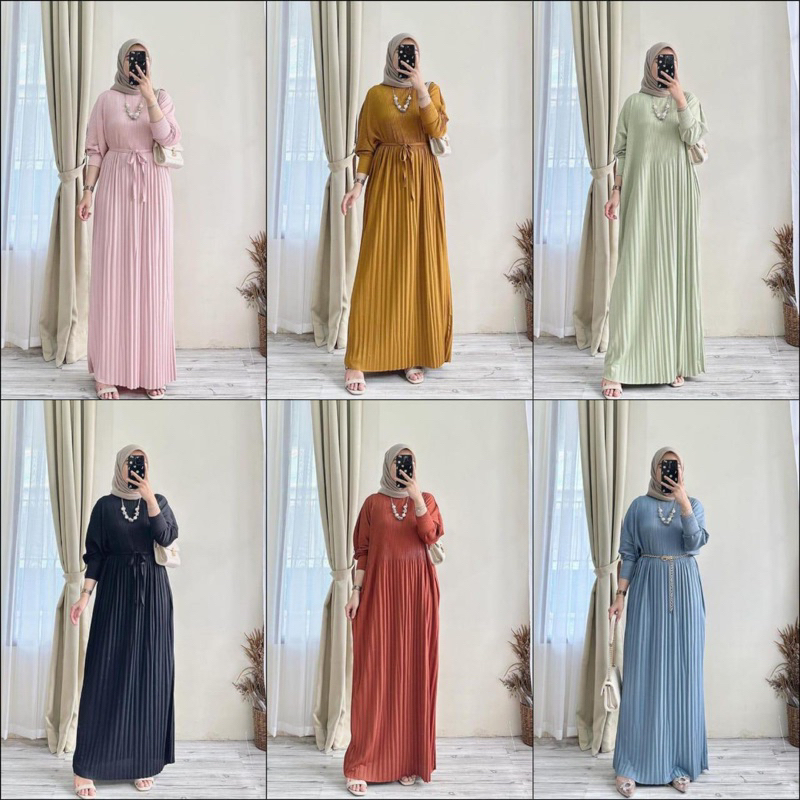 dres plisket batwing