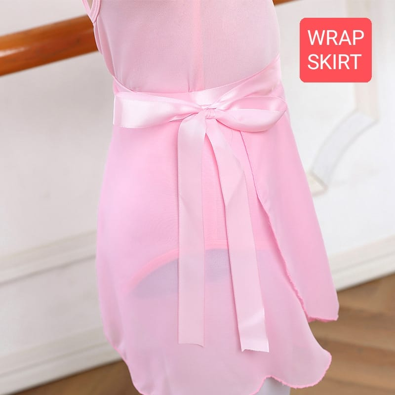 ROK BALET TUTU WRAP SKIRT SERAGAM BALET ANAK PENUTUP LEOTARD BALLERINA BAJU SENAM GYMNASTIC ICE SKATE ANAK IMPOR