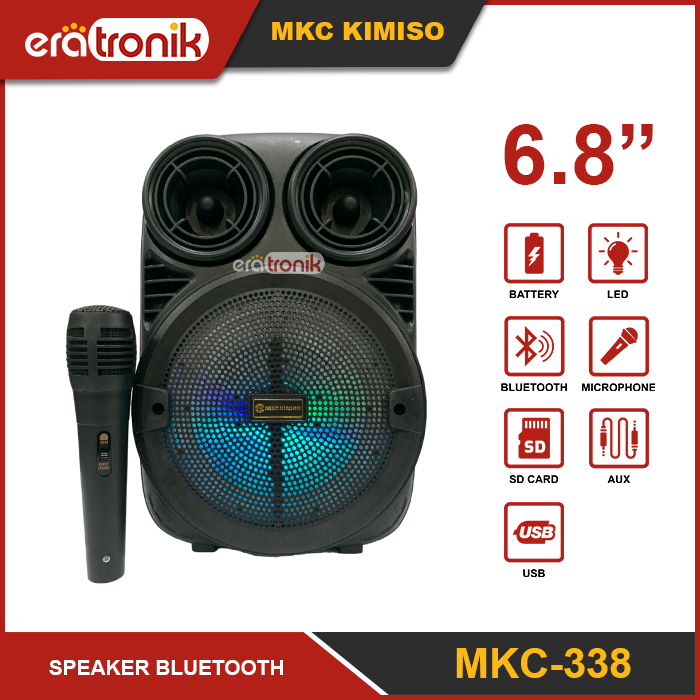 Speaker Bluetooth MKC Kimiso MKC-338 Speaker Portable Wireless