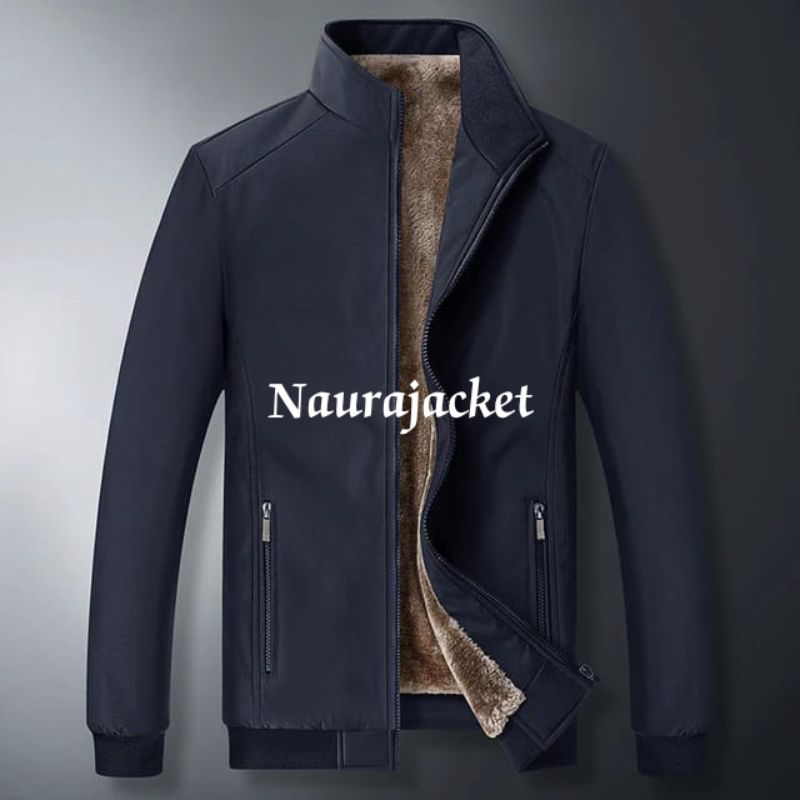 jaket beludru pria keren/jaket motor tebal pria wanita/jaket taslan premium