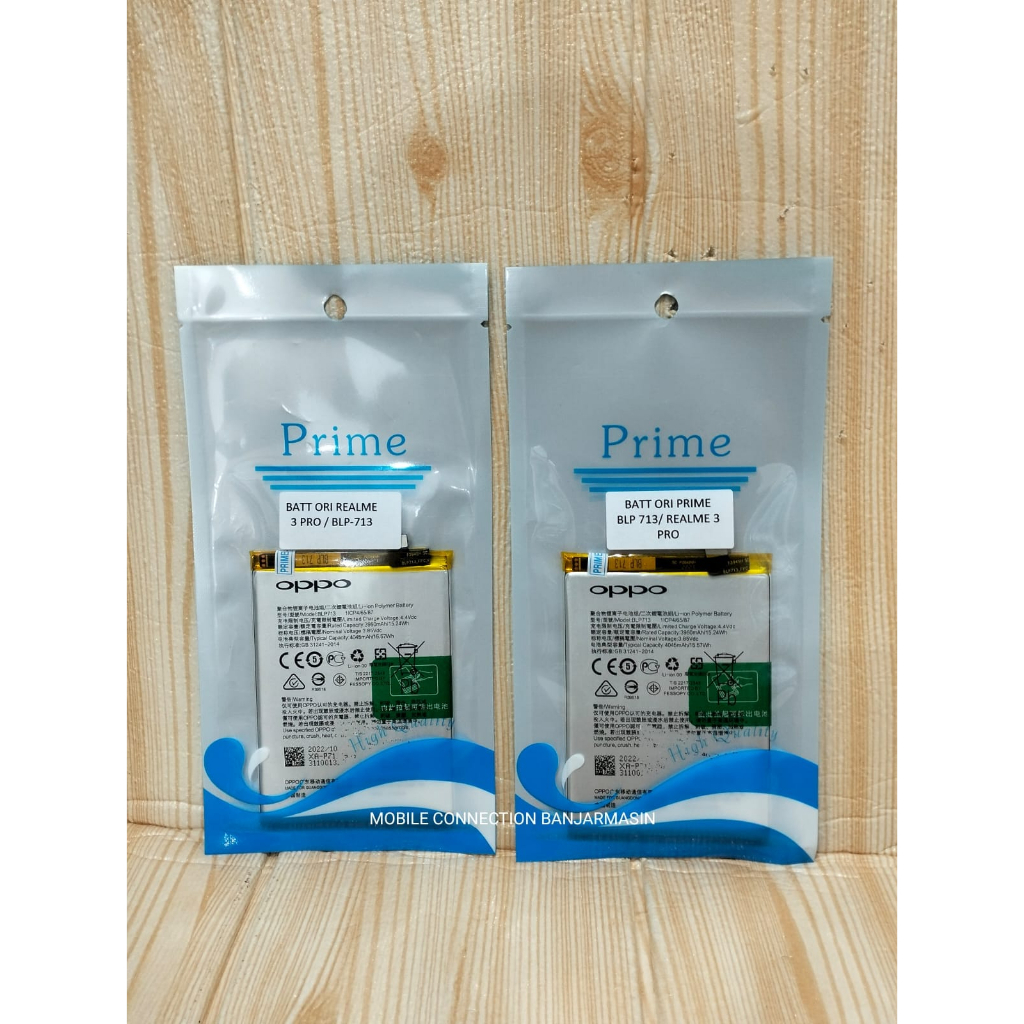 BATTERAI/ BATTERY/ BATRE/ BATT ORIGINAL/ ORI REALME 3 PRO/ REALME X/ BLP 713/ BLP713/ BLP-713