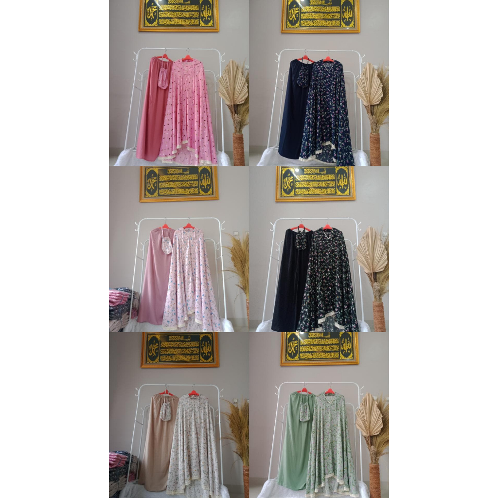 MUKENA RAYON DEWASA JUMBO MOTIF ( MUKENA RAYON PRINTING ) MUKENA MURAH