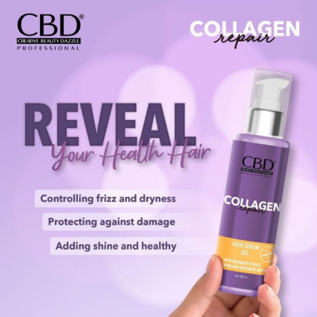 CBD COLLAGEN REPAIR HAIR SERUM 100ml