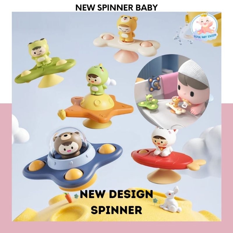 Mainan Spinner Bayi Seri Boneka UFO Terbaru