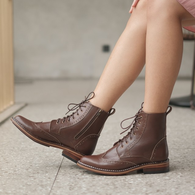 Shoeka - Levine Leather Sol Cognac