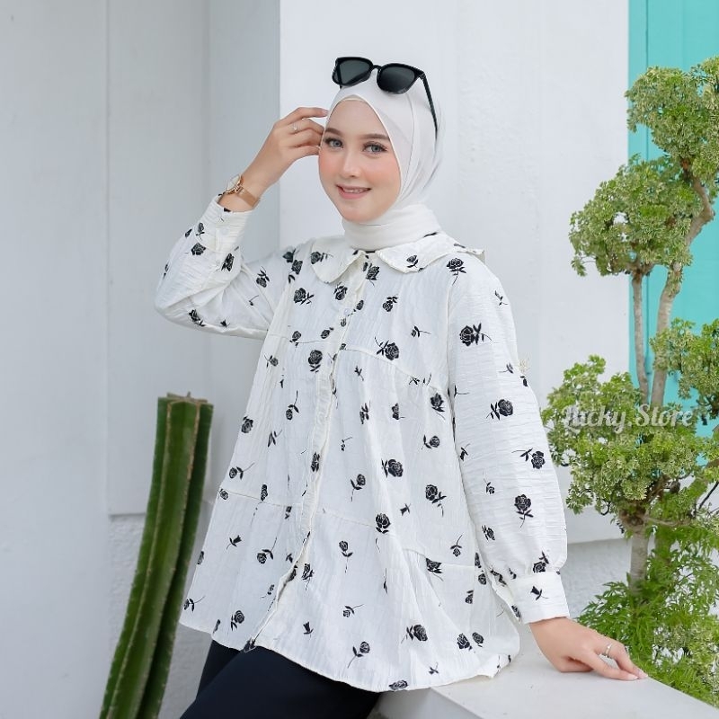 BELYN BLOUSE CRINKLE