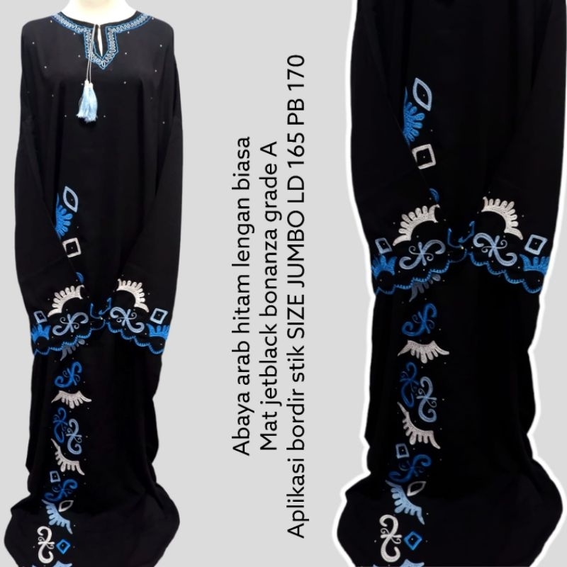 Abaya Arab , Abaya Sholat, Mukena arab bordir grade A, Mukenah lebaran