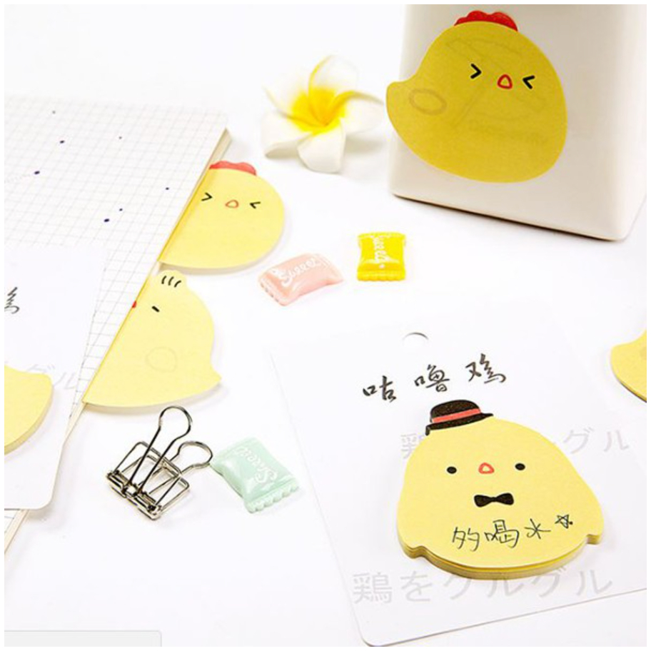 【GOGOMART】Sticky Notes Kertas Memo Memopad - Ayam Chicken