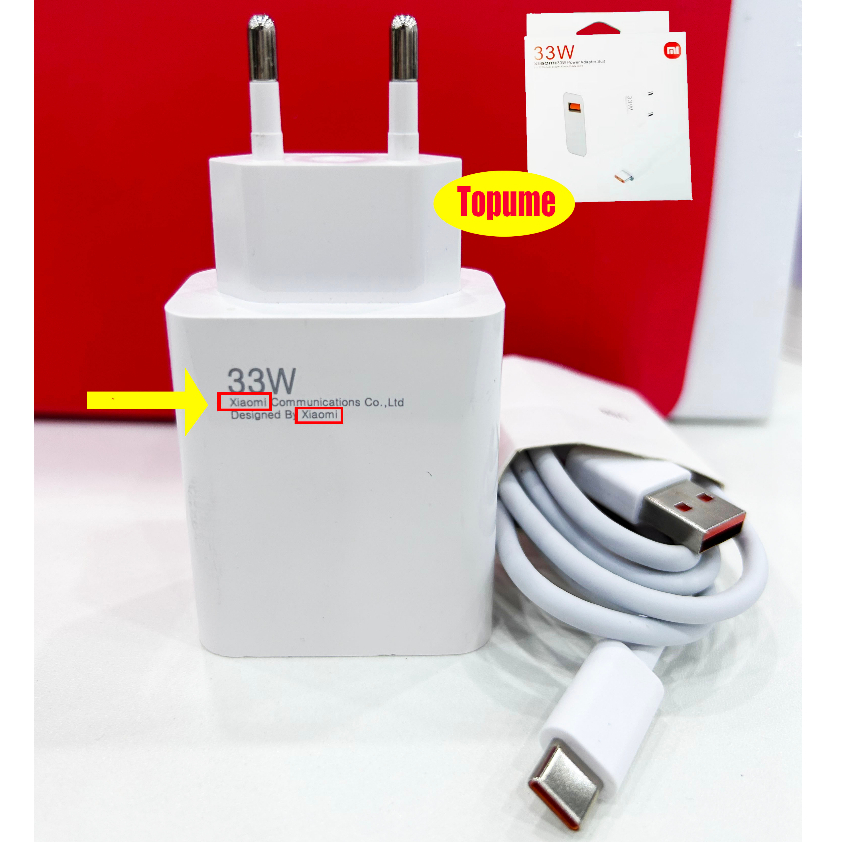 ORI Charger Xiaomi original 100% Fastcharging TYPE C  Charger Xiaomi Tipe C