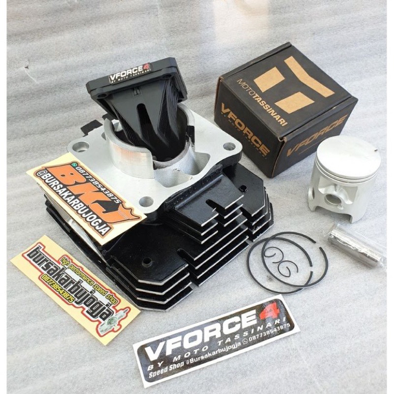 BLOK SEHER BORING RX KING BKJ PORTING VFORCE4 MADE IN BKJ BURSA KARBU JOGJA
