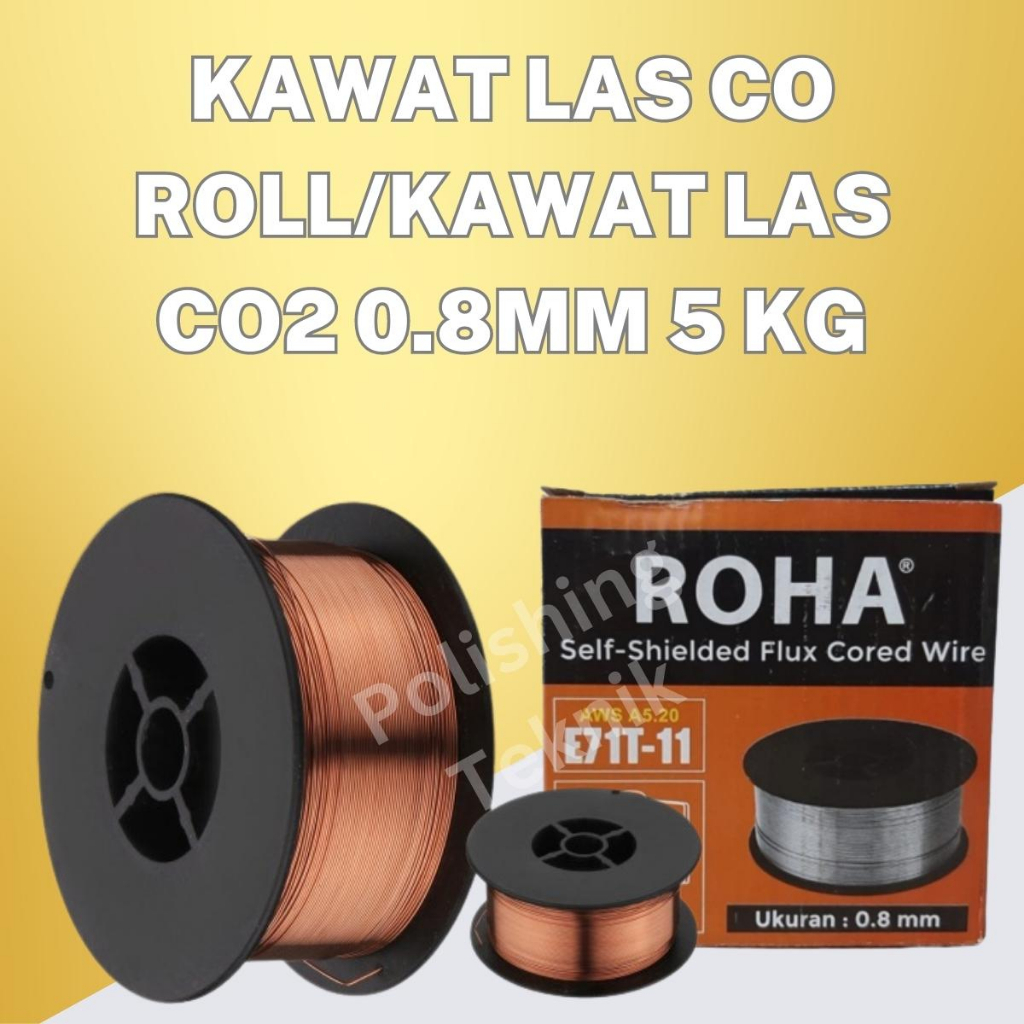 Kawat Las CO Roll/Kawat Las CO2 0.8mm 5 kg