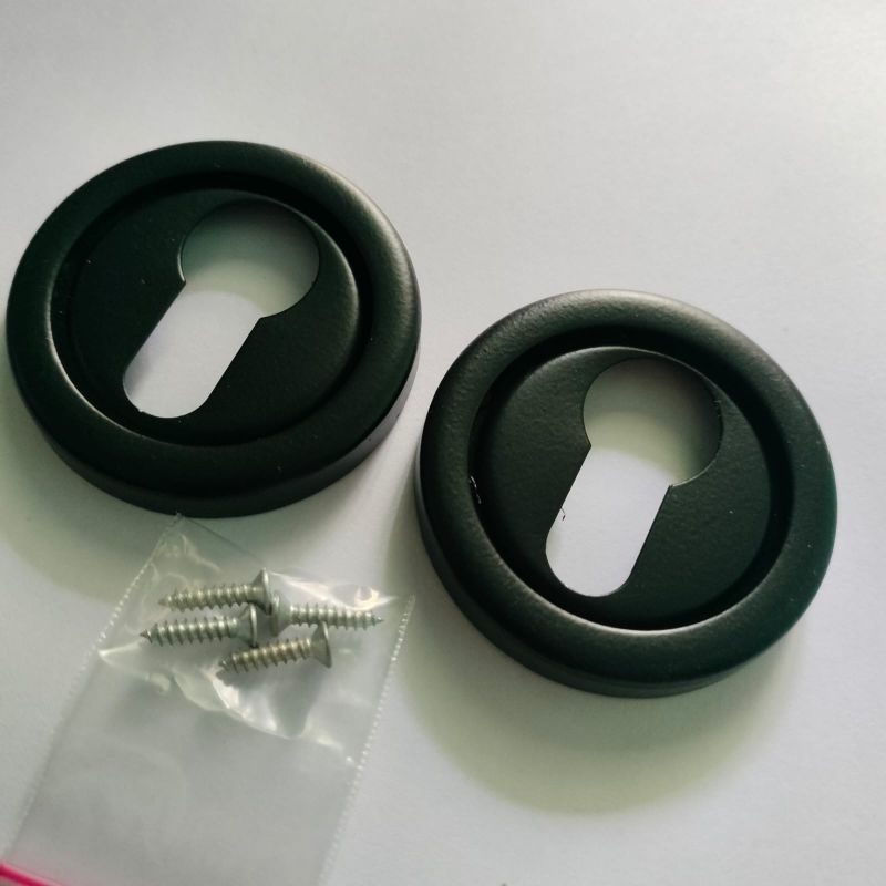 Tutup kunci rumah - penutup kunci stainles model kotak 2 biji