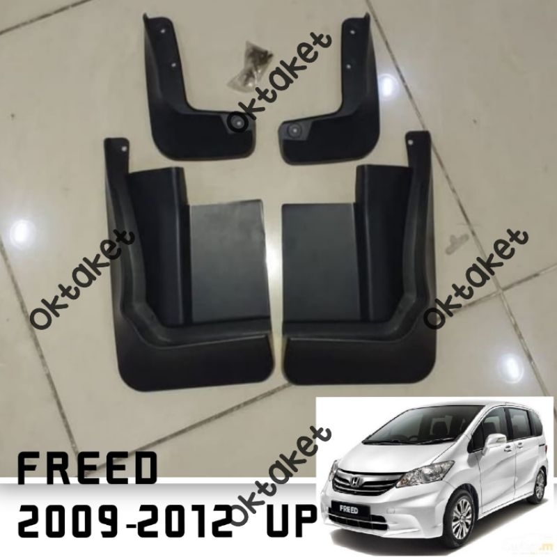 Mudguard  karpet lumpur Honda Freed 2009 2011 2012 2014 up jsl