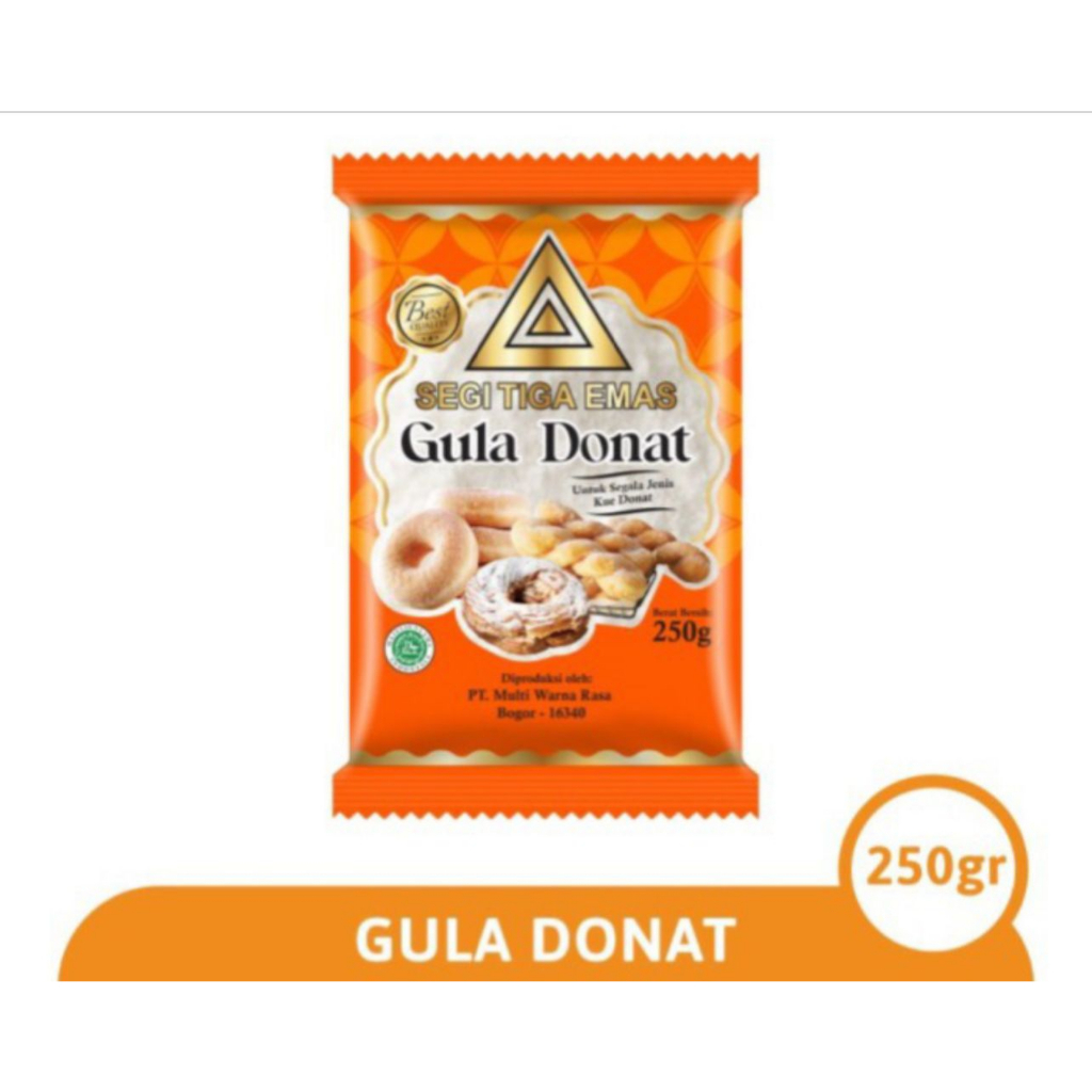 GULA DONAT SEGITIGA EMAS 250gram!