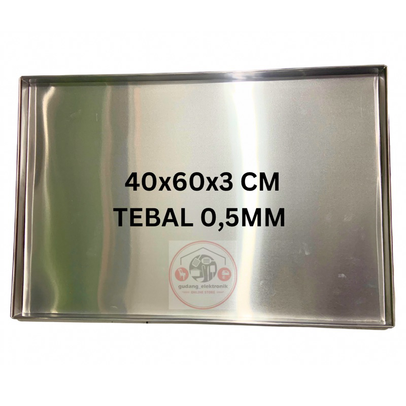Loyang Kue Kering Besar 40x60x4 CM mTebal 0,5MM Nastar Tebal Loyang Kue Kering Ukuran Besar