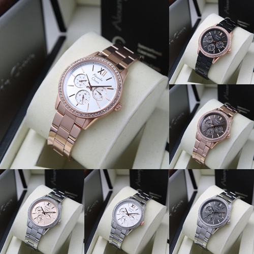 ORIGINAL Jam Tangan Wanita Alexandre Christie AC 2827 / AC2827 / 2827 / AC 2A46 / AC2A46 / 2A46 / AC 2A48 / AC2A48 / 2A48 / AC 2A69 / AC2A69 / 2A69 Garansi Resmi 1 Tahun, Stainless