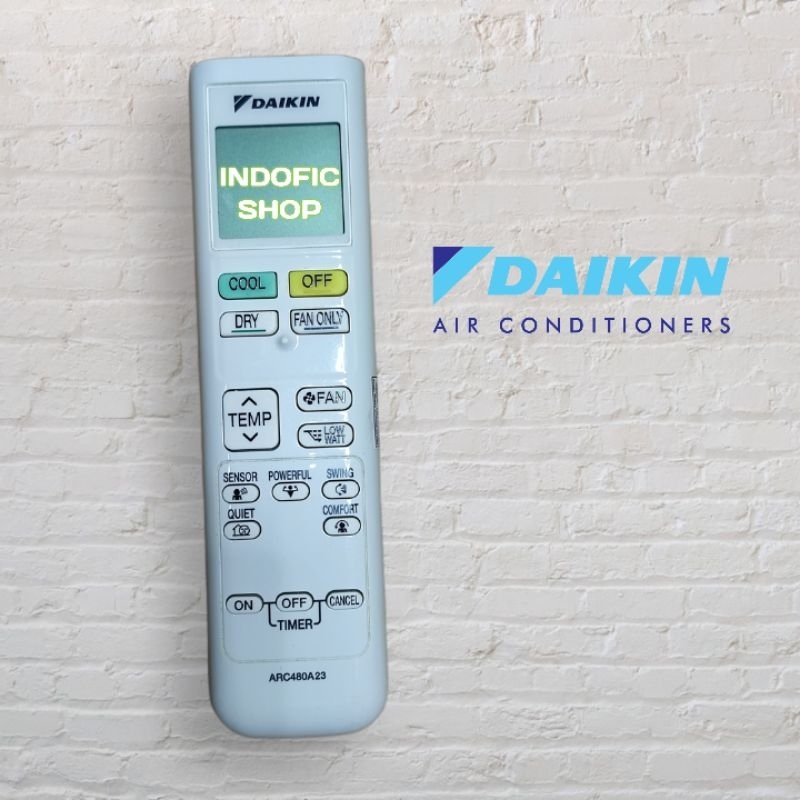 REMOTE AC DAIKIN REMOT ARC480A23 ORIGINAL INVERTER