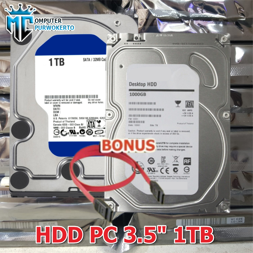 hdd harddisk pc 1tb internal komputer