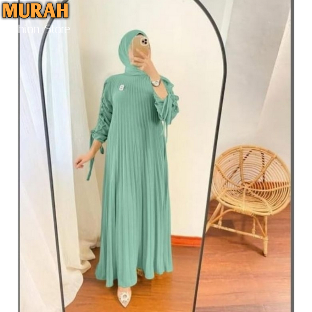 Share: Busana Muslim Gamis Murah Gaun Pesta Muslimah Baju Pesta Wanita Kondangan Mewah Kekinian 2021