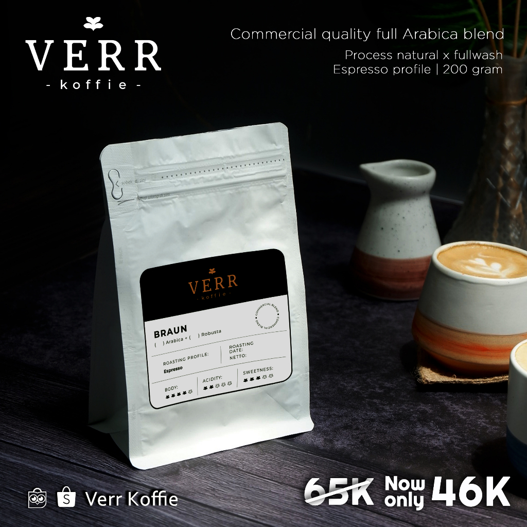 

BRAUN - ESPRESSO BASED BLEND FULL ARABICA - 200GR