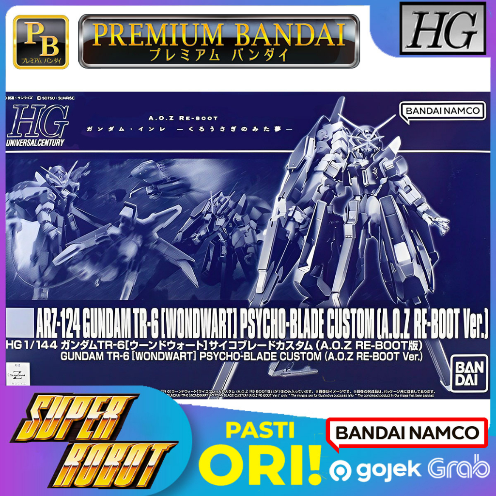 𝗕𝗔𝗡𝗗𝗔𝗜 HG Gundam TR-6 Wondwart / Woundwort Psycho Blade Custom (AOZ REBOOT VER) HGUC P-BANDAI Limite