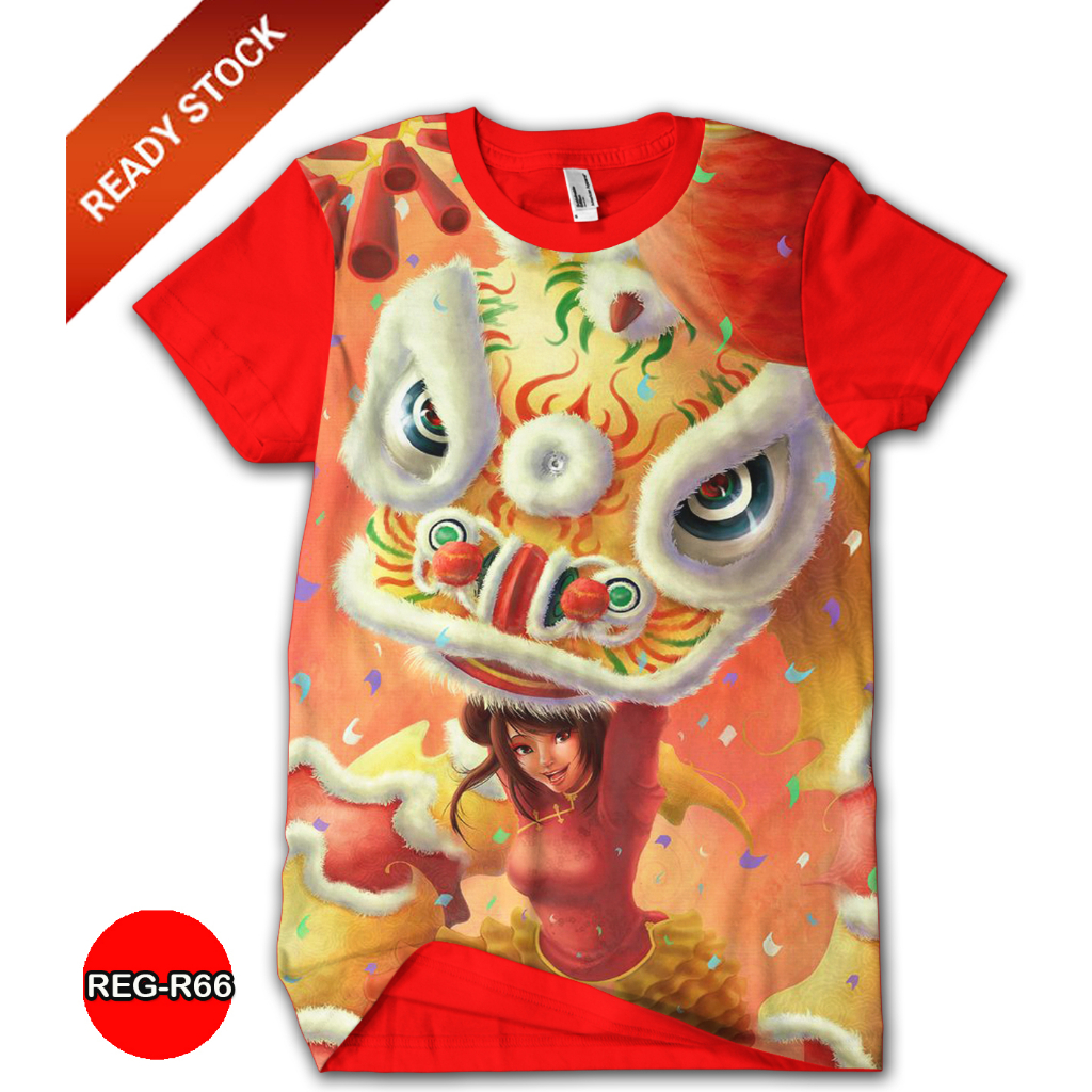 Baju Barongsai 3D Baju Anak Barongsai Lion Dance Trendy #REG-R66