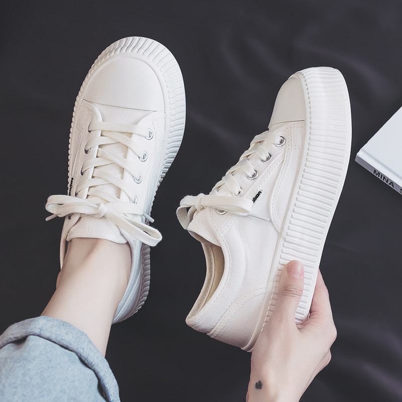 B320 IMPORT Sepatu Wanita Casual Hak Tebal Sneakers Korea Style Sekolah Kampus Ukuran 36-40