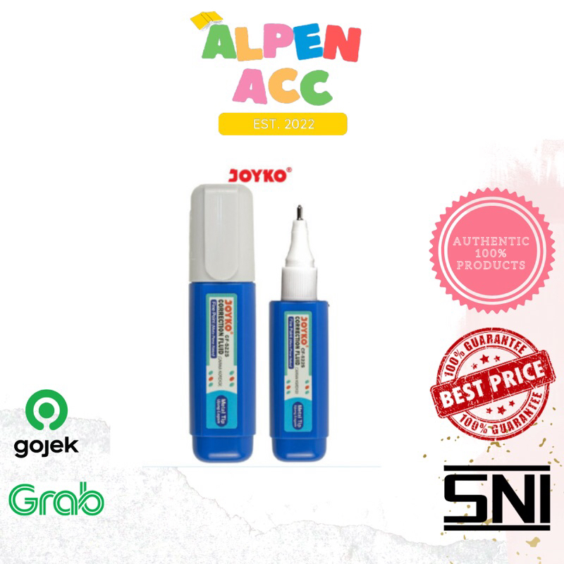 

JOYKO Correction Fluid CF - S225 | Tip Ex Cair S-225 | Tipe X
