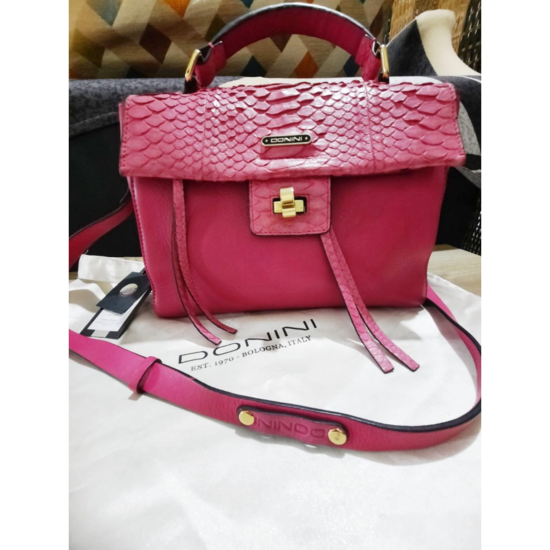 [Preloved] Tas Donini Roma pink