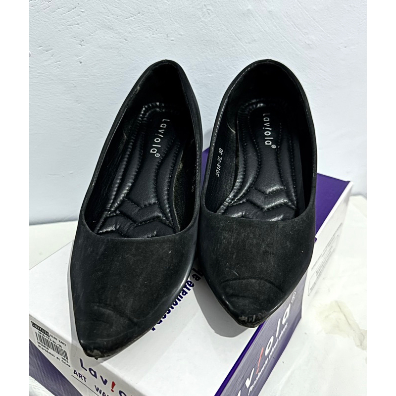 Heels Laviola Hitam