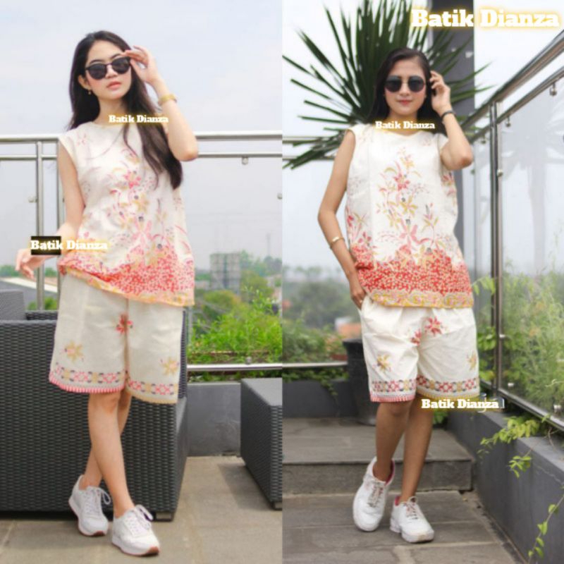 SETELAN BATIK UNGGUL JAYA/SETELAN BATIK CELANA PENDEK