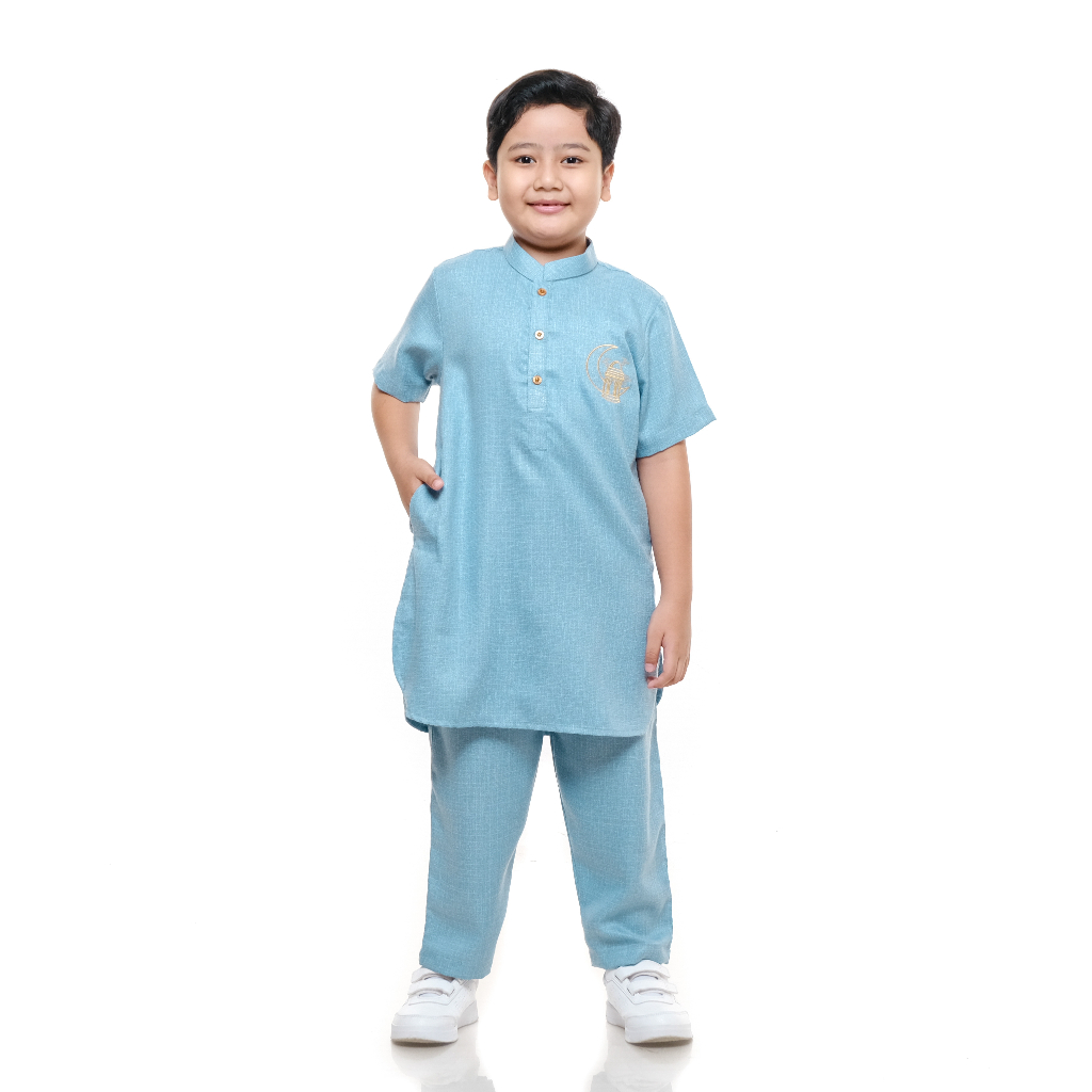 Baju Muslim Setelan Koko Kurta Anak Laki Laki AL BAARI (SK-095)