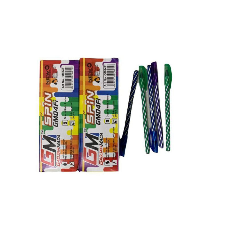 

Pena GM (GADJAH MADA) / Ballpoint LILIN Spin GM04Fi