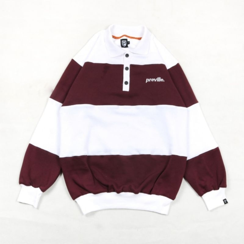 PREVILLE VINTAGE RUGBY SWEATER ORIGINAL BRAND