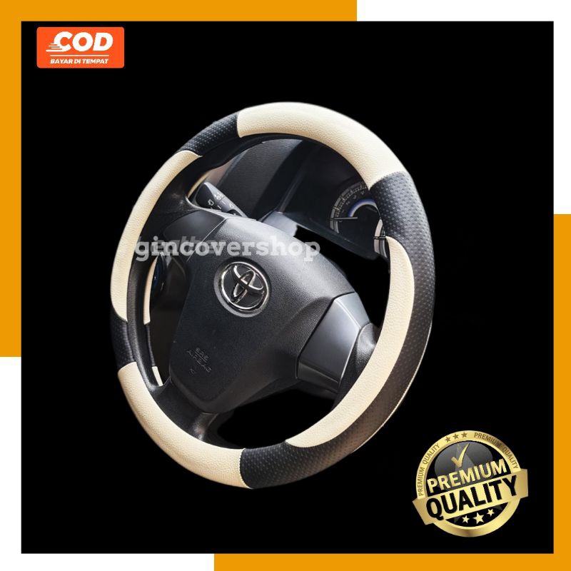 cover/sarung setir mobil inova/avanza/xenia/ayla/calya/sigra sarung stir bungkus stir ukuran standar