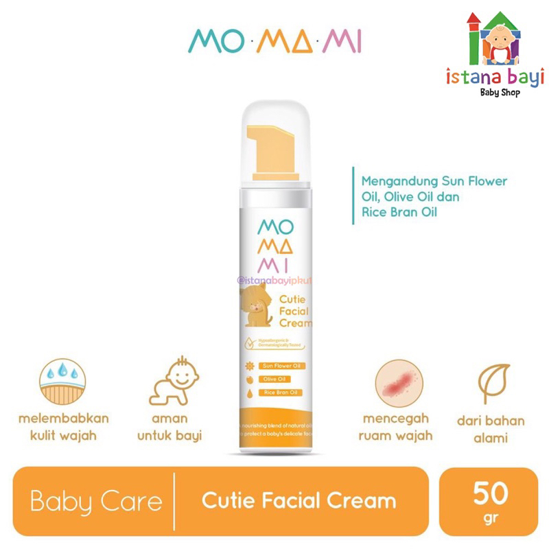 Momami Cutie Facial Cream 50g/krim wajah bayi