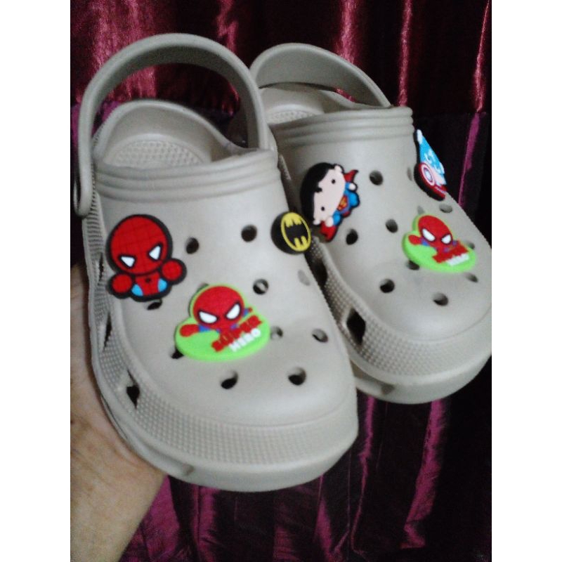 COLLIN- Sandal slop baim kecil untuk anak laki2 yg bermotif gambar -gambat size 24- 29