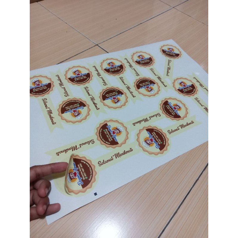 

Stiker Toples Makanan / Label Toples Kue Kering Tinggal Tempel