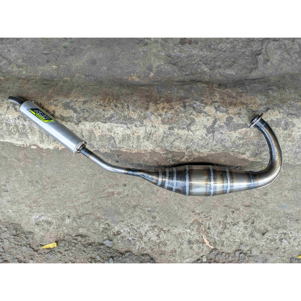 Knalpot SMR Kawasaki Ninja R SS Plat Karat Leher Plepet