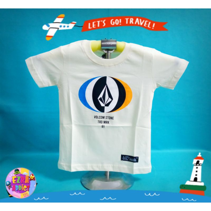 ORIGINAL Surfkids - Umur 1 2 3 4 5 6 7 8 tahun - Baju Distro Anak - Volcom Gading - Kaos Distro Anak